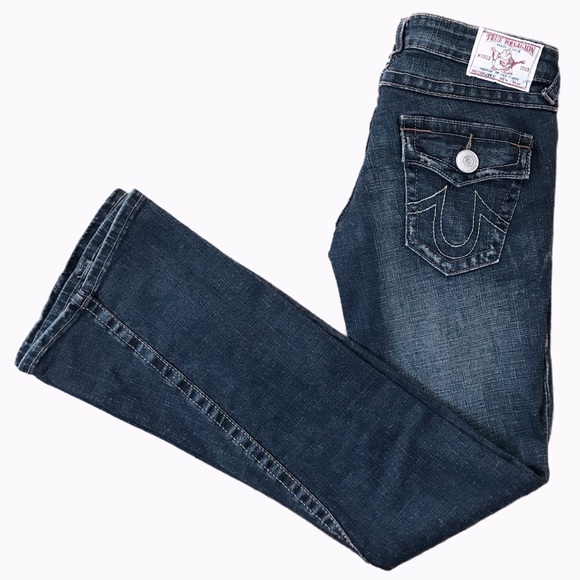 ❌SOLD❌ EUC True Religion Joey Flare Jeans Denim - Picture 2 of 6